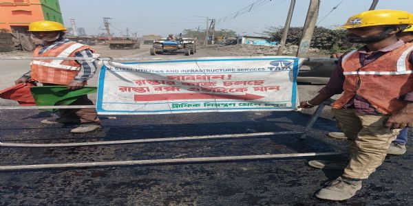 टाटा स्टील यूआईएसएल ने श्यामरायपुर की सड़कें सुधारीं