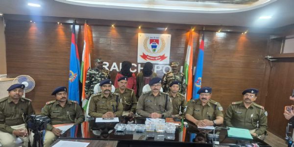 रांची पुलिस ने चोरी के तीन मामलों का किया खुलासा,दो आरोपित गिरफ्तार