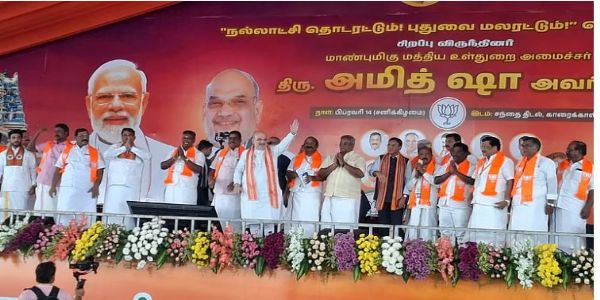 विधानसभा चुनाव में 60 प्रतिशत मत के साथ पुडुचेरी की सभी 24 सीटें जीतेंगे : अमित शाह