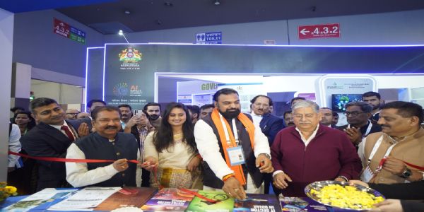 बिहार के उपमुख्यमंत्री सम्राट चौधरी , नई दिल्ली में आयोजित इंडिया एआई इम्पैक्ट समिट एंड एक्सपो 2026 में बिहार राज्य पवेलियन का उद्घाटन करते हुए बिहार के उपमुख्यमंत्री सम्राट चौधरी , नई दिल्ली में आयोजित इंडिया एआई इम्पैक्ट समिट एंड एक्सपो 2026 में बिहार राज्य पवेलियन का उद्घाटन करते हुए