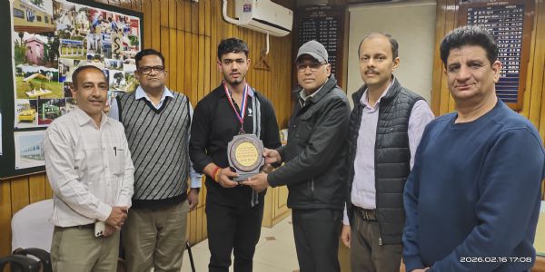 यमुनानगर: रेलवे खिलाड़ी रोहित ने पारव चाैधरी का रिकार्ड तोड़ा