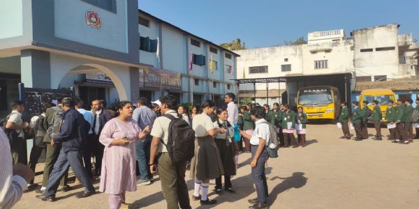 धमतरी : शुरू हुई सीबीएसई 10 वीं बोर्ड परीक्षा, छात्रों के चेहरे खिले