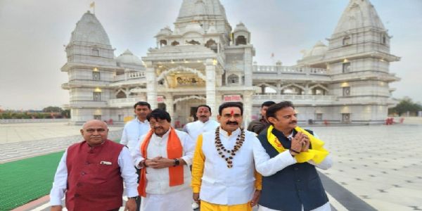 नवग्रह शक्तिपीठ की स्थापना से आएगी सुख-शांति: उप मुख्यमंत्री शुक्ल