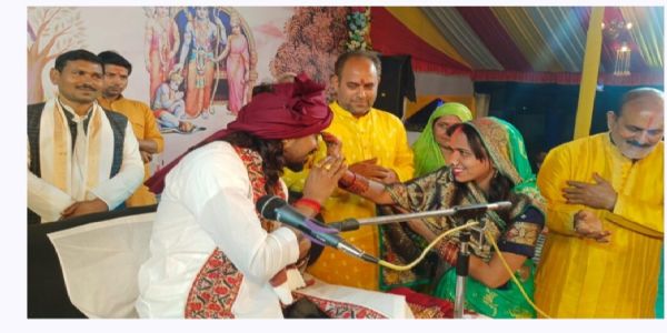 नालंदा जिले के परवलपुर प्रखंड में सात दिवसीय श्रीमद् भागवत कथा का आयोजन संतों के प्रवचन से गूंजा क्षेत्र