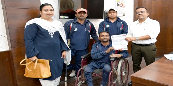 उड़ीसा में राष्ट्रीय दिव्यांग व्हीलचेयर क्रिकेट टूर्नामेंट का होगा आयोजन, जिले के चार खिलाड़ियों का हुआ चयन