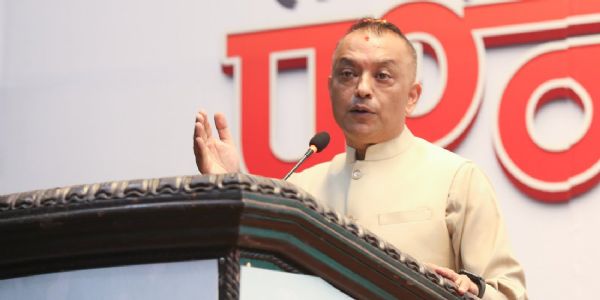 नेपाली कांग्रेस के सभापति गगन थापा नेपाली कांग्रेस के सभापति गगन थापा