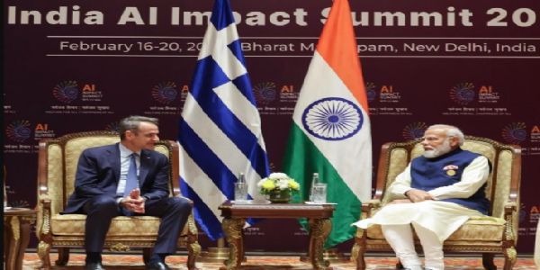 प्रधानमंत्री ने यूनान के प्रधानमंत्री से की मुलाकात, रणनीतिक साझीदारी, एआई सहयोग पर हुई चर्चा