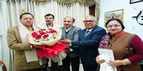 पाका प्रतिनिधिमंडल ने मुख्यमंत्री पुष्कर सिंह धामी से की भेंट