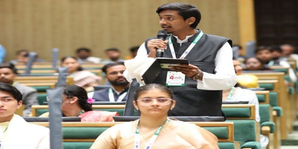 बीकानेर तकनीकी विश्वविद्यालय के छात्र ने राष्ट्रीय युवा संसद में किया बीटीयू का प्रतिनिधित्व