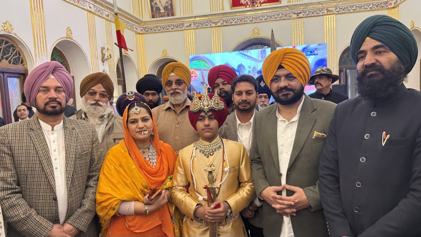 महाराजा रिपुदमन सिंह के पड़पोते अभि उदय प्रताप सिंह के साथ पंजाब के कैबिनेट मंत्री