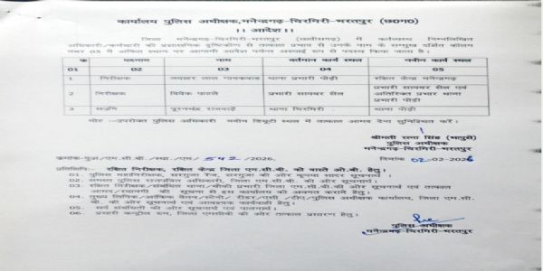 एमसीबी : जिले में पुलिस महकमे में फेरबदल, दो निरीक्षक और एक एएसआई का तबादला