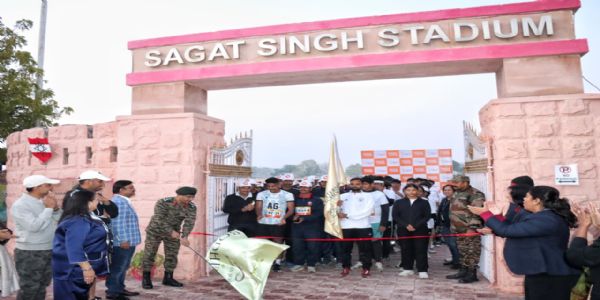 ‘ऑपरेशन सिंदूर’ की सफलता और राष्ट्रीय एकता के सम्मान में जोधपुर सैन्य स्टेशन में एकता दौड़