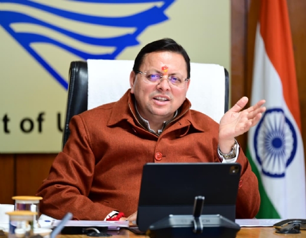 मुख्यमंत्री पुष्कर सिंह धामी।