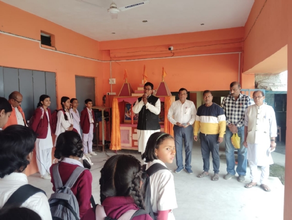 अररिया फोटो:हिन्दू सम्मेलन की तैयारी