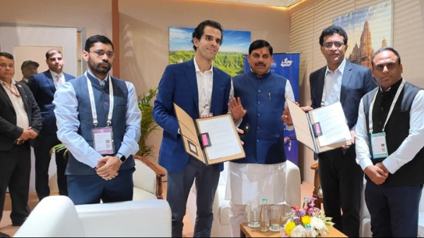 मुख्यमंत्री के समक्ष नई दिल्ली में इंडिया एआई इम्पैक्ट समिट 2026 में हुए एमओयू