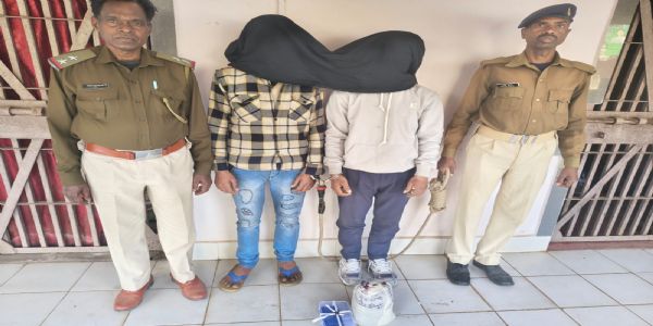 गांजा की खरीद-बिक्री करने वाले दो आरोपित गिरफ्तार