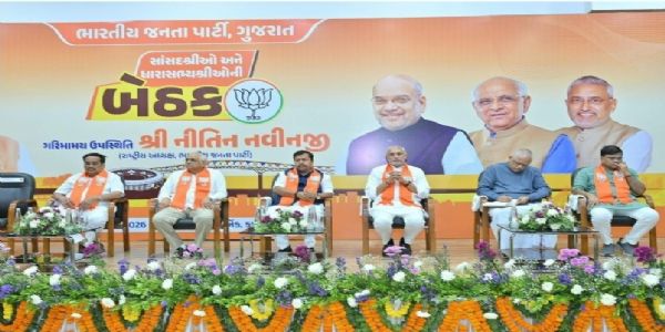 गुजरात भाजपा की कार्यप्रणाली वर्षों से सुव्यवस्थित और उदाहरणीय: नितिन नवीन