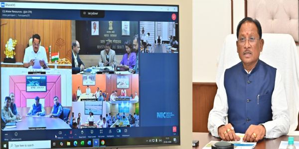 रायपुर :  छत्तीसगढ़ सरकार जल संरक्षण को जनआंदोलन का स्वरूप देने के लिए प्रतिबद्ध : मुख्यमंत्री साय