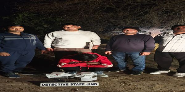 जींद : हत्या के मामले में फरार आरोपित अवैध हथियारों के साथ गिरफ्तार
