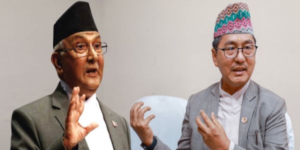 के पी ओली और राजेन्द्र लिंगदेन के पी ओली और राजेन्द्र लिंगदेन