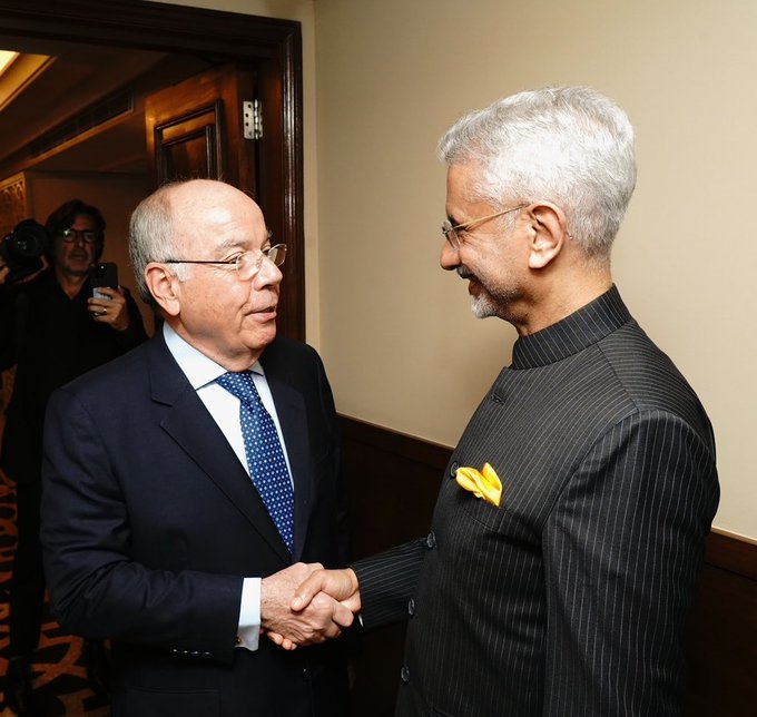 विदेश मंत्री डॉ जयशंकर और ब्राजील के विदेश मंत्री मौरो विएरा