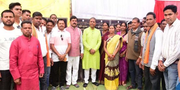 वन मंत्री कश्यप मर्दापाल में भूमिपूजन और मेला मंड़ई कार्यक्रम में हुए शामिल