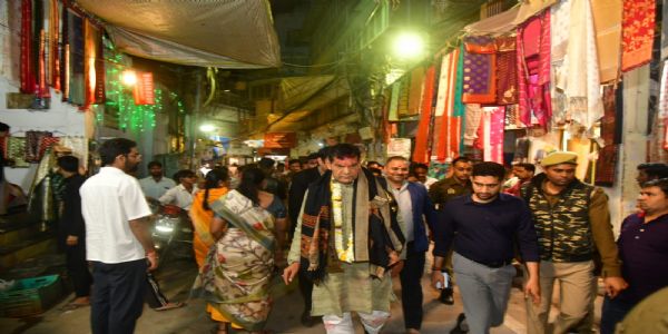 नगर विकास मंत्री ने श्री कालभैरव मंदिर परिसर और आसपास सफाई व्यवस्था का लिया जायजा