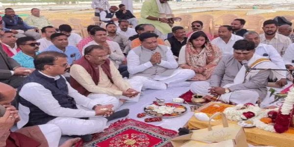 अजमेर में पीएम मोदी की 28 को सभा, कायड़ विश्रामस्थली पर हुआ भूमि पूजन