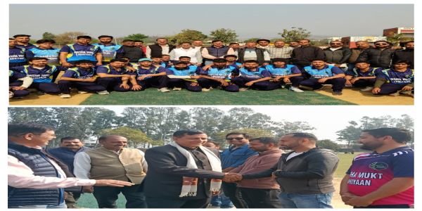 बसोहली में नशा मुक्त भारत अभियान के तहत क्रिकेट टूर्नामेंट आयोजित