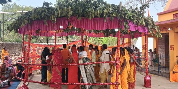 श्रद्धा और भक्ति के साथ मनाया गया हनुमान मंदिर का वार्षिकोत्सव