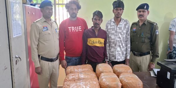 रायपुर : 14 किलो से अधिक गांजा के साथ तीन अंतर्राज्यीय तस्कर गिरफ्तार