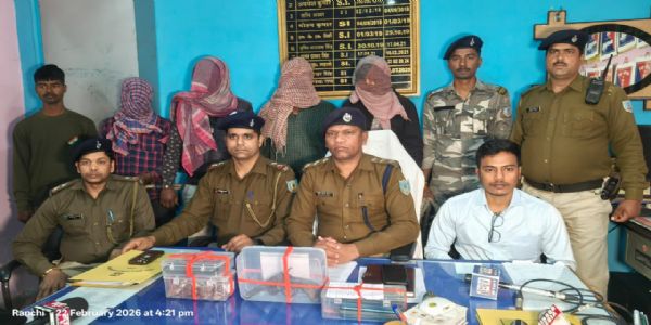 हत्या का खुलासा, पांच गिरफ्तार