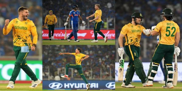 टी20 विश्व कप: अहमदाबाद में दक्षिण अफ्रीका ने भारत को 76 रन से रौंदा टी20 विश्व कप: अहमदाबाद में दक्षिण अफ्रीका ने भारत को 76 रन से रौंदा