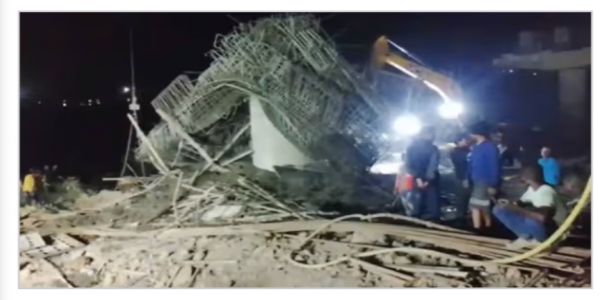 असम के दीमा हसाओ में निर्माणाधीन एनएच-27 पुल ढहा, एक घायल