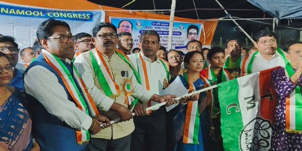 मयना में भाजपा को झटका, 500 परिवार तृणमूल में शामिल