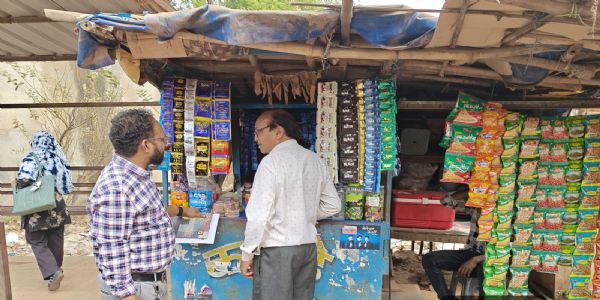 राष्ट्रीय तंबाकू नियंत्रण कार्यक्रम के तहत धमतरी में कार्रवाई, 20 चालान काटे गए