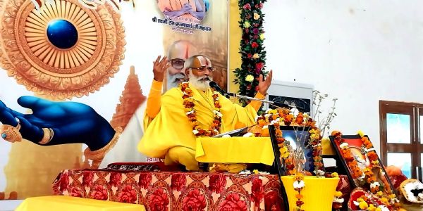 भागवत कथा के श्रवण मात्र से मानव की मुक्ति : भानुदेवाचार्य