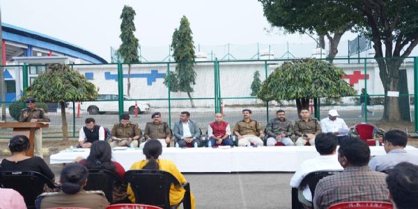 राष्ट्रपति के दौरे को लेकर अधिकारियों की संयुक्त ब्रीफिंग