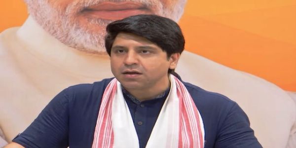 भाजपा के राष्ट्रीय प्रवक्ता शहजाद पूनावाला बुधवार को केंद्रीय कार्यालय में आयोजित संवाददाता सम्मेलन में