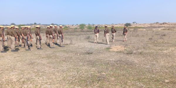 पुलिस लाइन बांदा में रिक्रूट आरक्षियों को मिला उन्नत फील्ड प्रशिक्षण