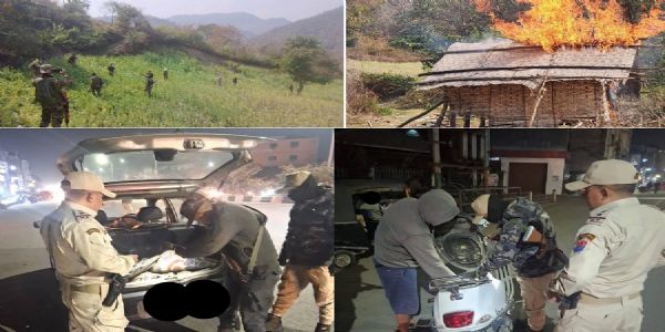मणिपुर में नष्ट की गई आठ एकड़ अफीम की खेती