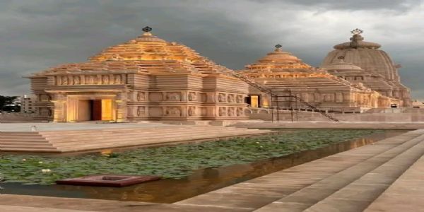 दीघा जगन्नाथ मंदिर में पहली दोल उत्सव की तैयारी