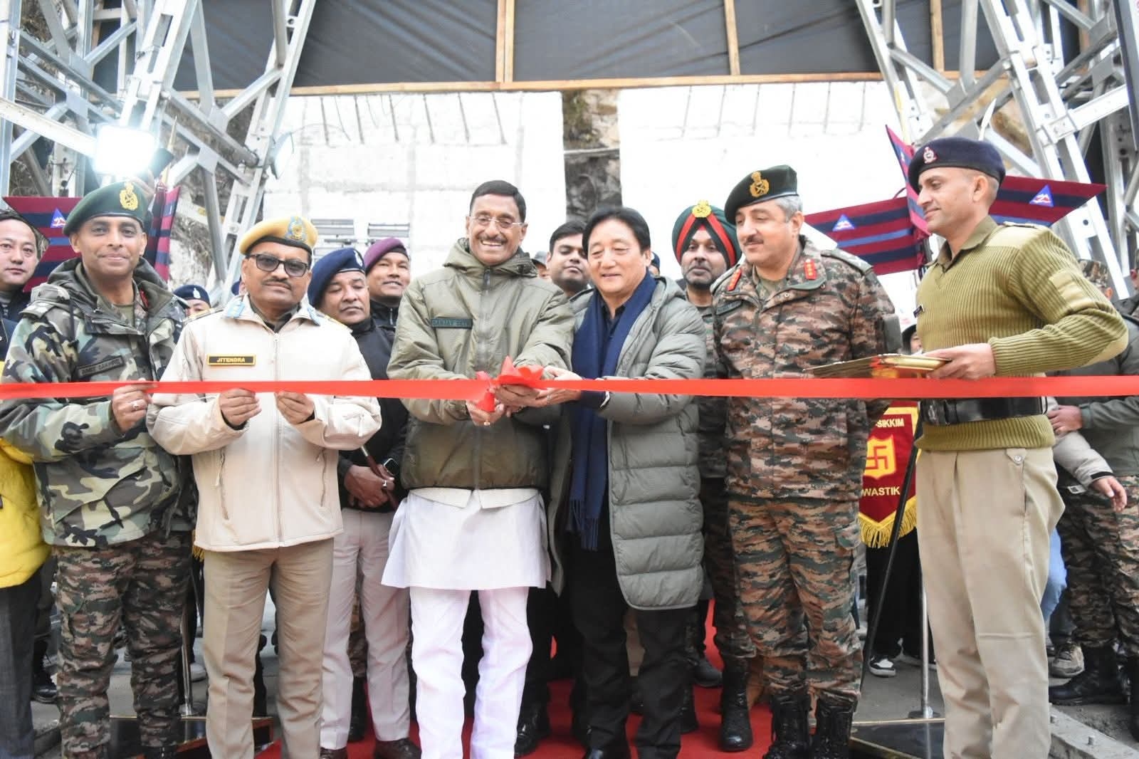 Taram chu bridge inauguration Taram chu bridge inauguration