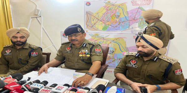 आनंदपुर साहिब में संगतों की सुरक्षा के लिए 5000 पुलिस कर्मी तैनात