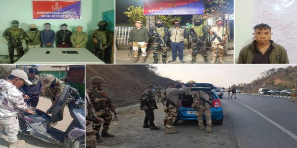 मणिपुरः उग्रवादी संगठन से सांठगांठ के आरोप में पुलिस कॉन्स्टेबल ड्राइवर समेत 4 गिरफ्तार