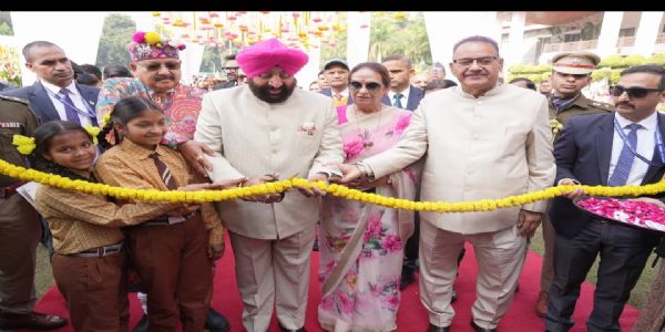तीन वसंतोत्सव का शुभारंभ, राज्यपाल ने किया ‘भोज पत्र’ विशेष डाक आवरण का विमोचन
