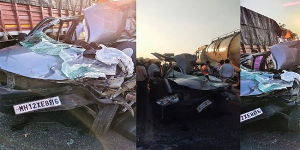 पुणे में दो वाहनों की टक्कर में 3 लोगों की मौत, 3 घायल