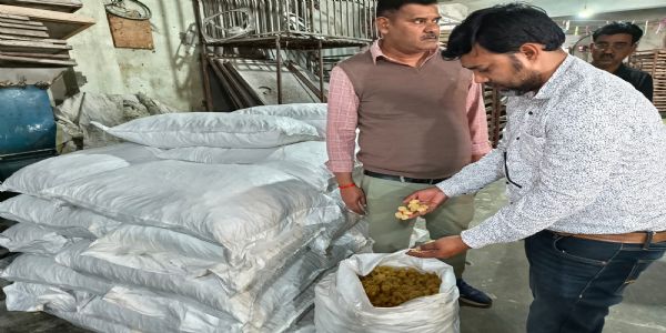 होली-ईद से पहले खाद्य सुरक्षा का सख्त अभियान, 5.14 लाख रुपये की सामग्री सीज