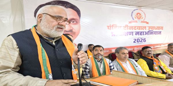 पंडित दीनदयाल उपाध्याय प्रशिक्षण महा अभियान पर कार्यशाला