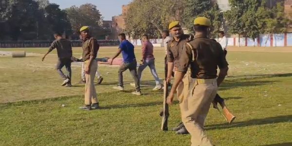 होली-ईद से पहले पुलिस ने की मॉकड्रिल